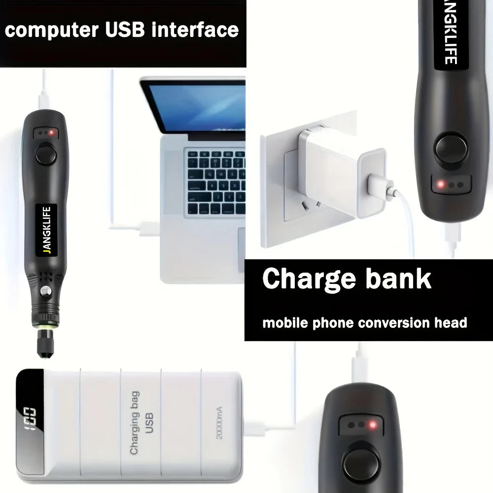 USB Cordless Rotary Engraving Tool