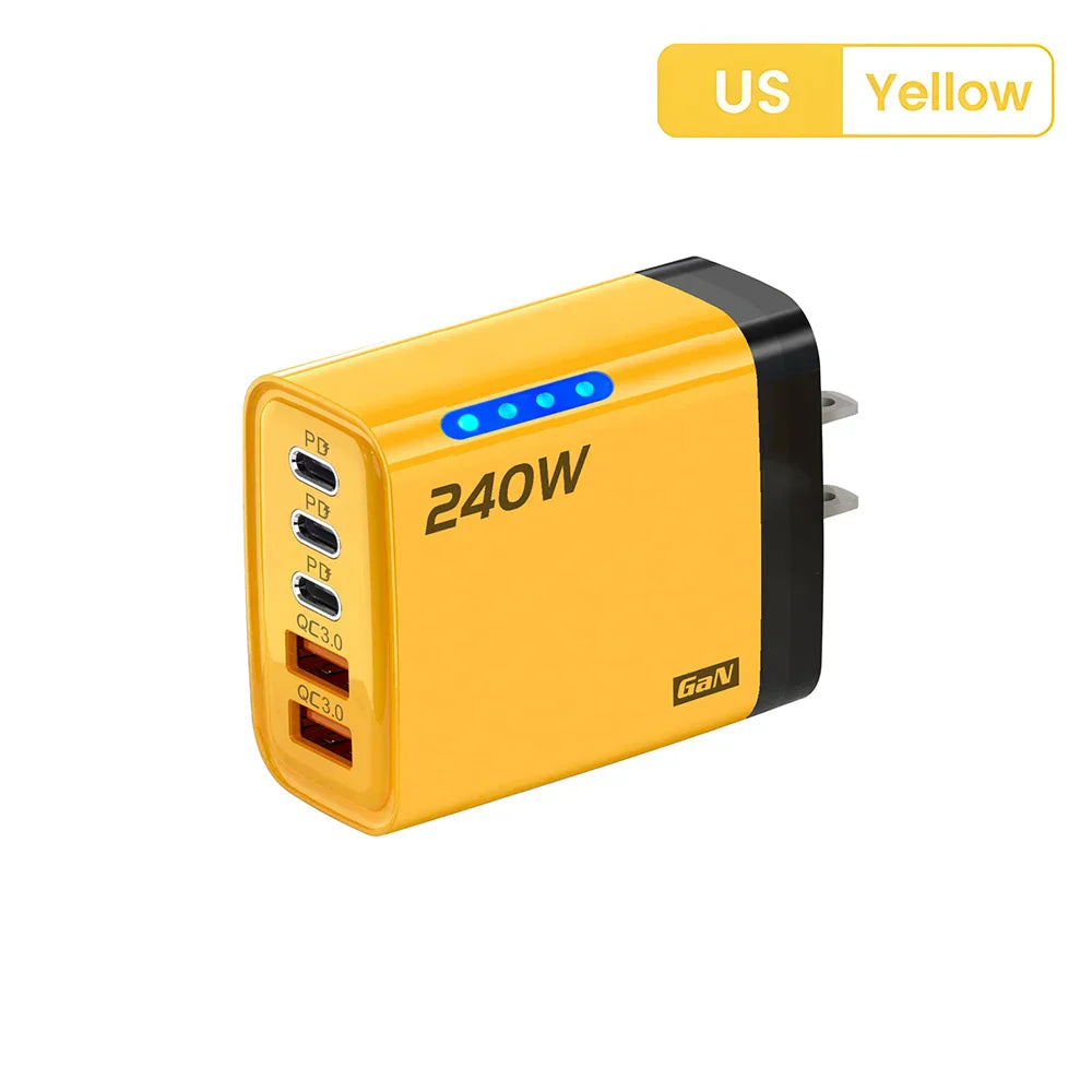 5-Port USB-C PD Charger