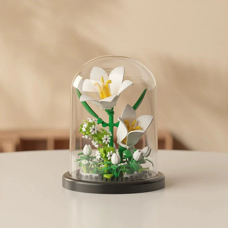 DIY Flower Building Block Kit