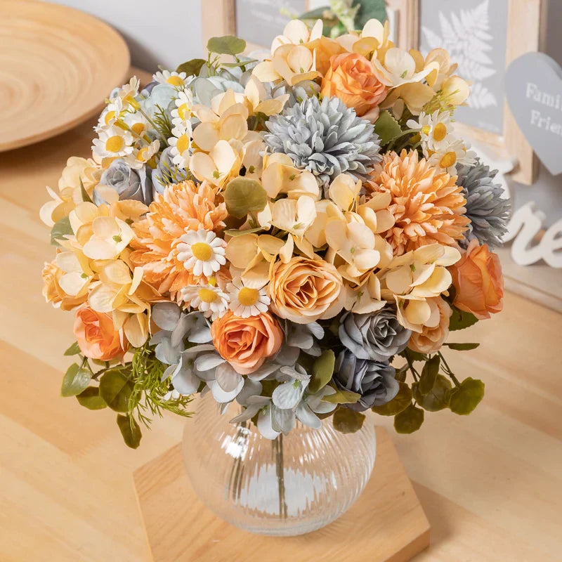 Silk Dandelion Flower Bouquet