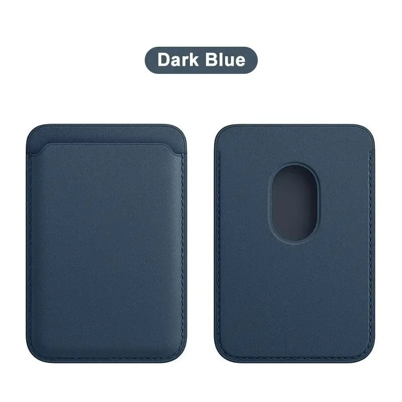 MagSafe Magnetic Leather Wallet Case