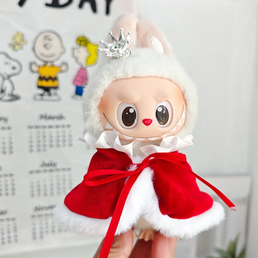 Labubu Royal Crown & Shawl Set