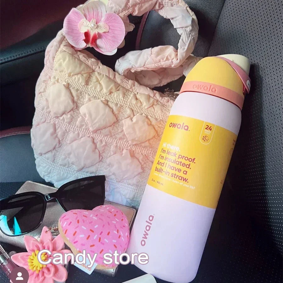 Owala FreeSip Quarta Rose Bottle