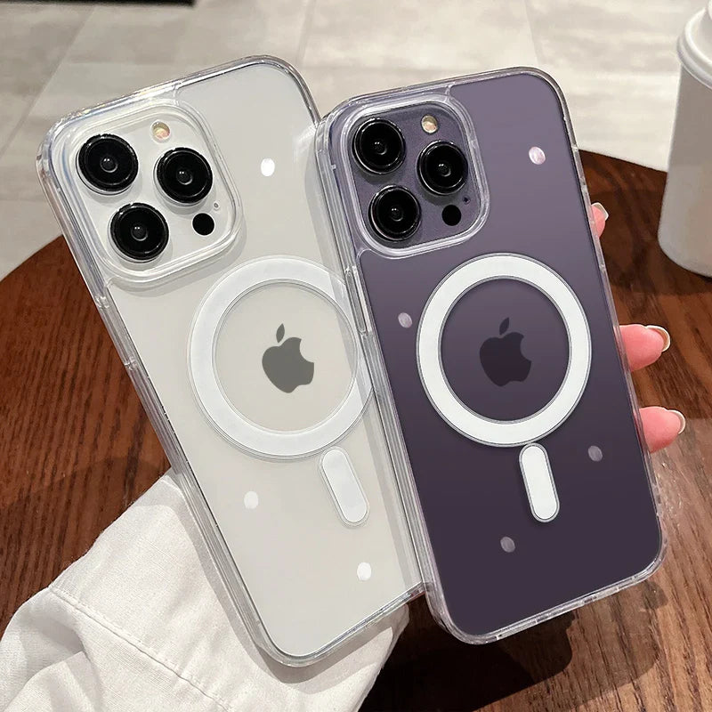MagSafe Transparent Wireless Charging Case