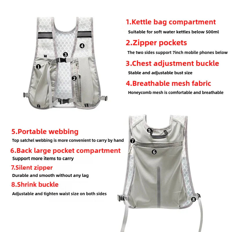Reflective Lightweight Running Vest
