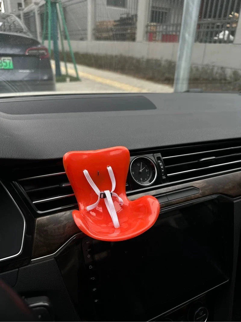 Labubu Doll Car Seat Decor