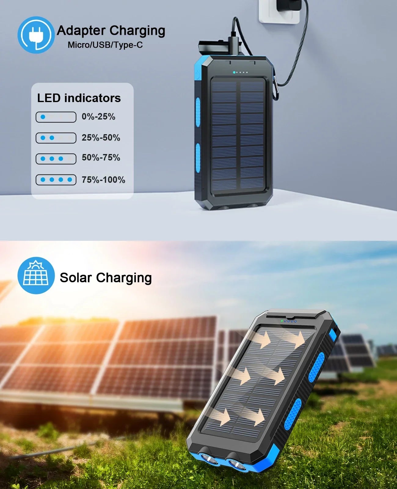38800mAh Outdoor Solar PowerBank