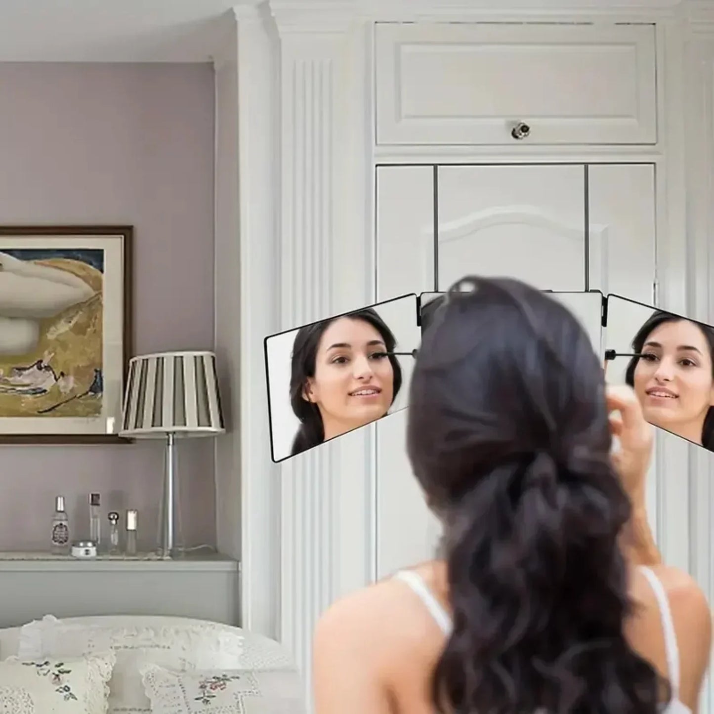 Foldable 360° Adjustable Makeup Mirror