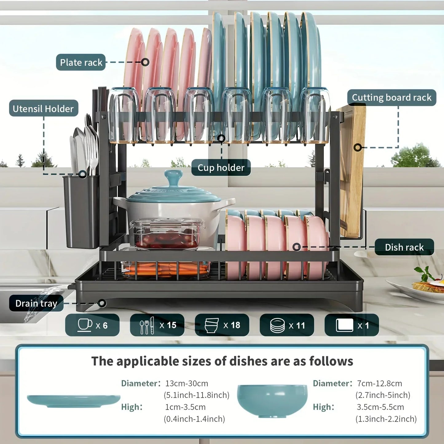 Large Kitchen Drying Rack