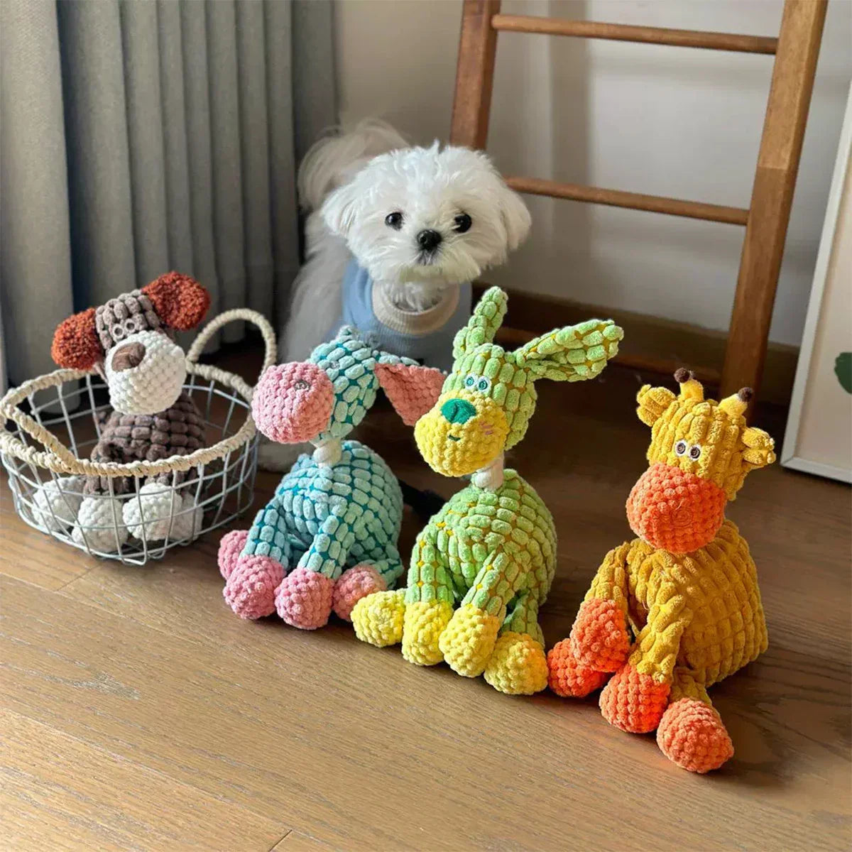 Cute Donkey Squeaky Dog Toy