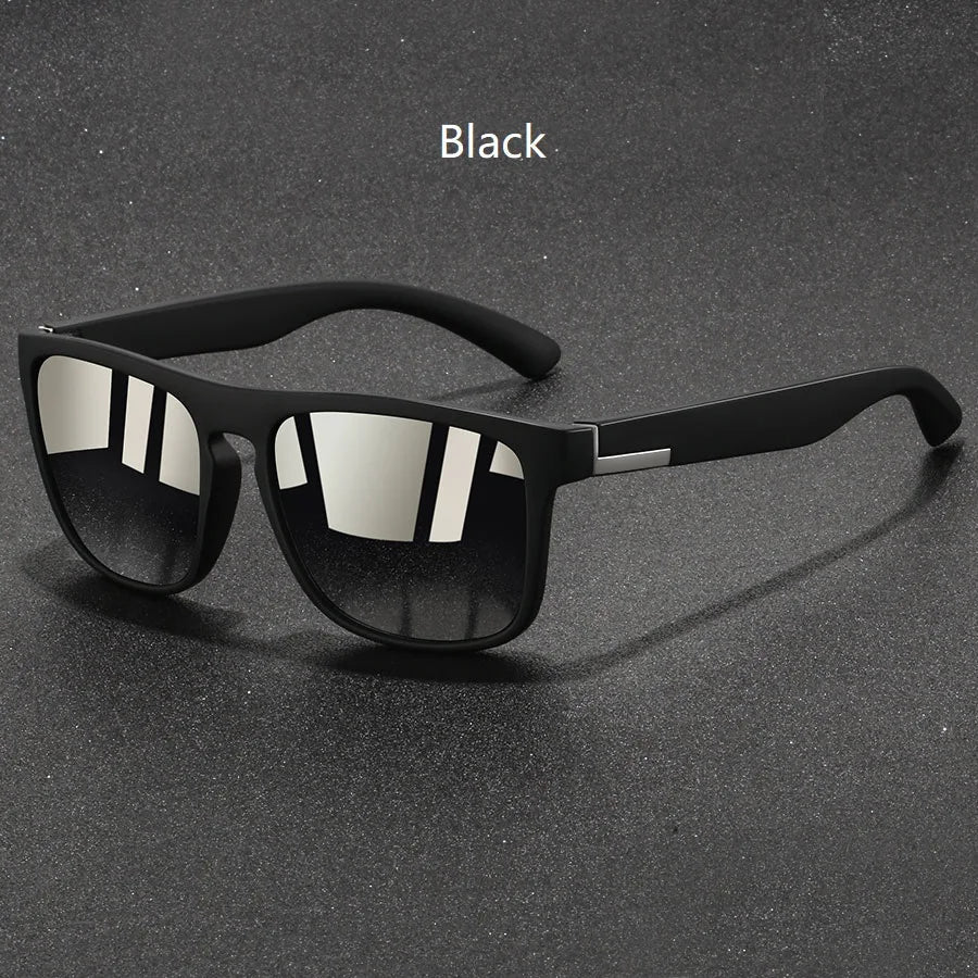 Vintage Square UV400 Sports Sunglasses