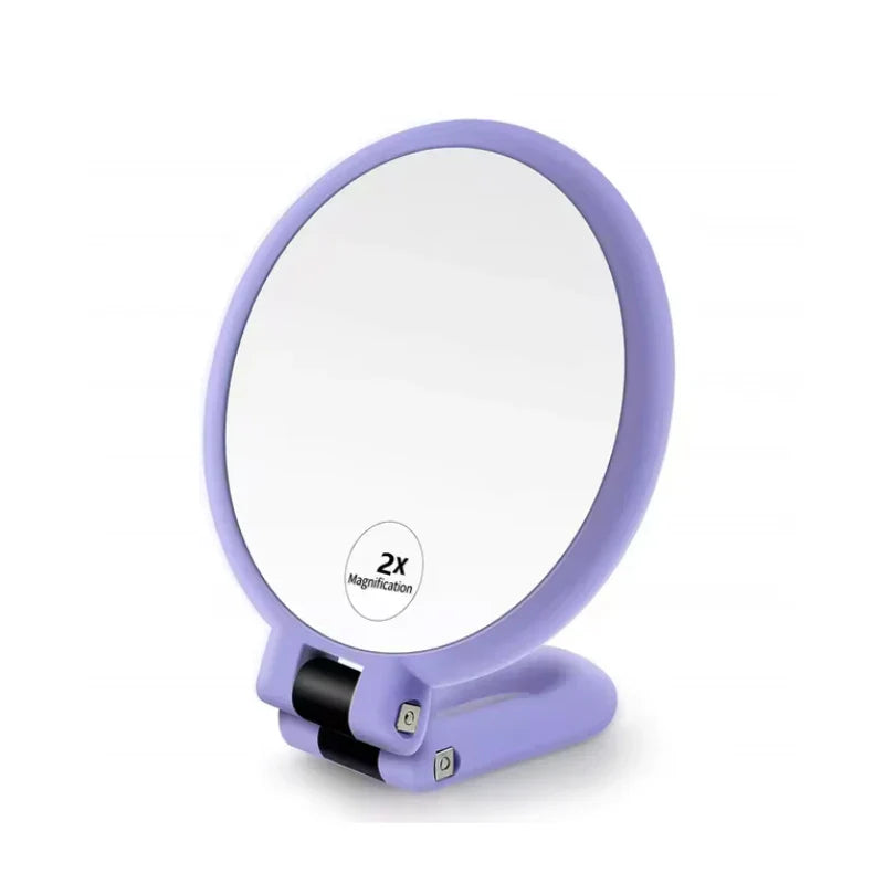 Vintage Double-Sided Magnifying Mirror