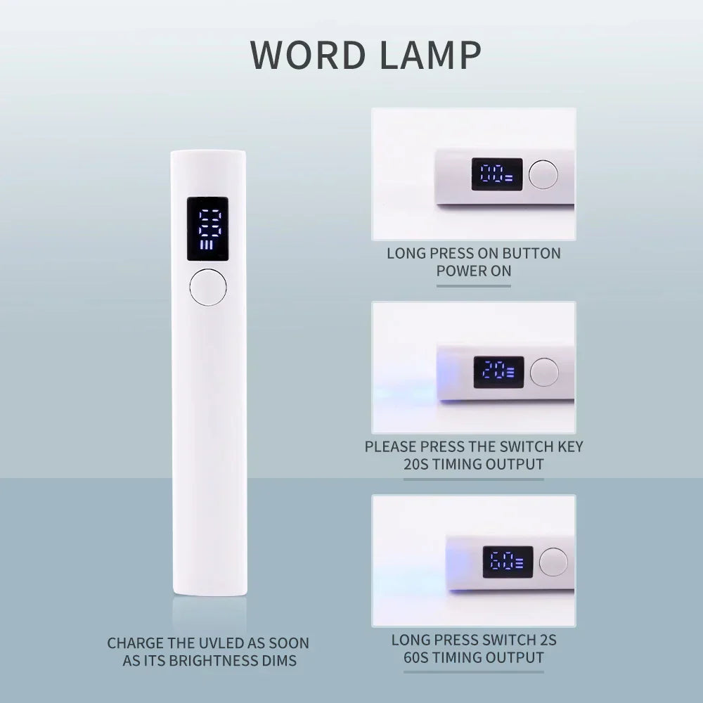 Handheld UV Nail Dryer Lamp