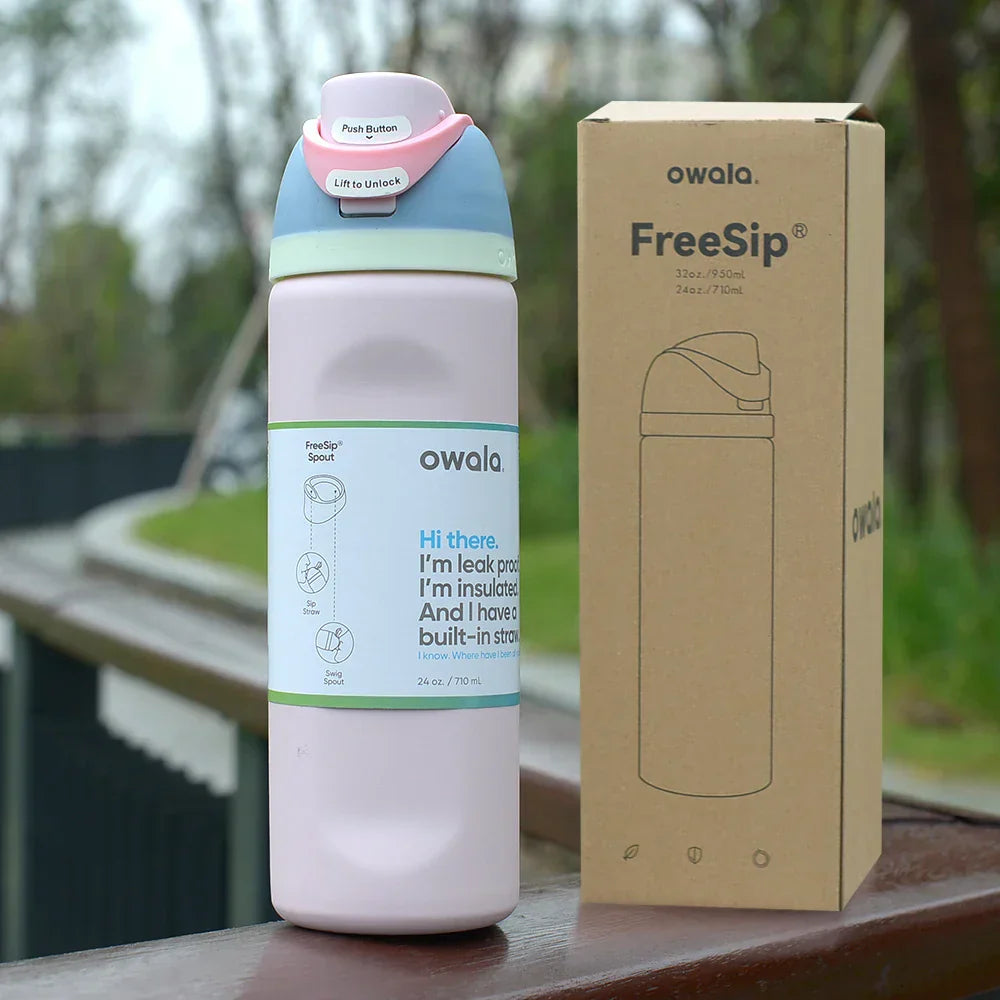 Owala FreeSip Avocado Green Bottle