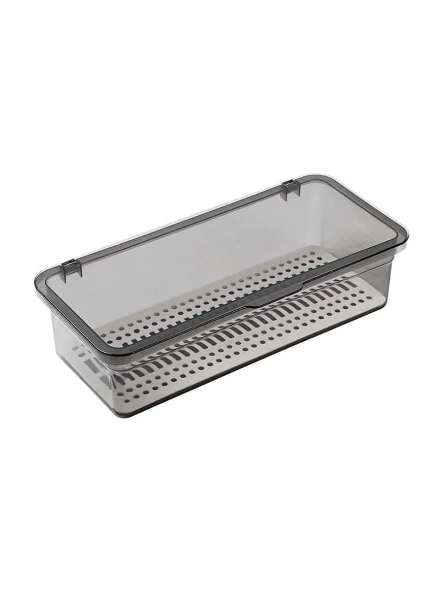 Transparent Plastic Desk Storage Box