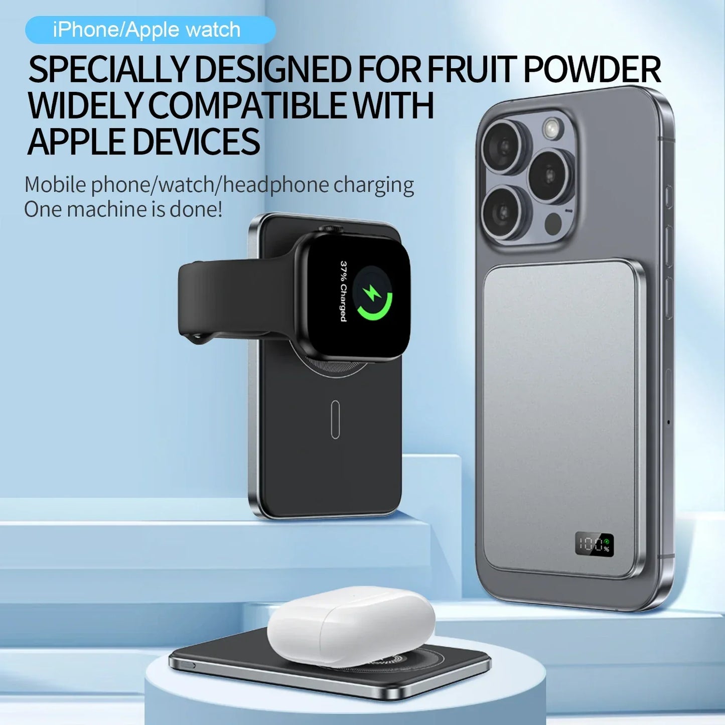 Ultra-Thin Alloy Magnetic PowerBank