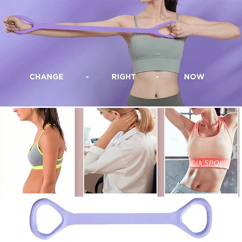 8-Shaped Elastic Fitness Stretcher