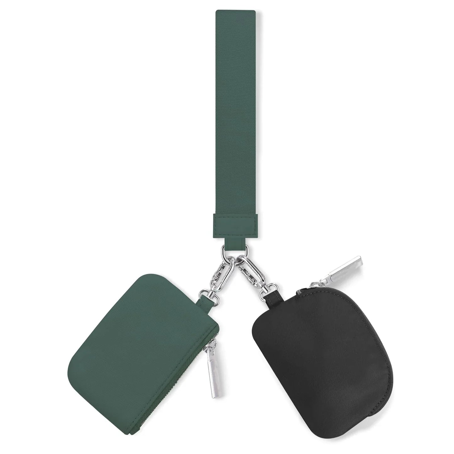 Mini Zip Keychain Wallet Wristlet