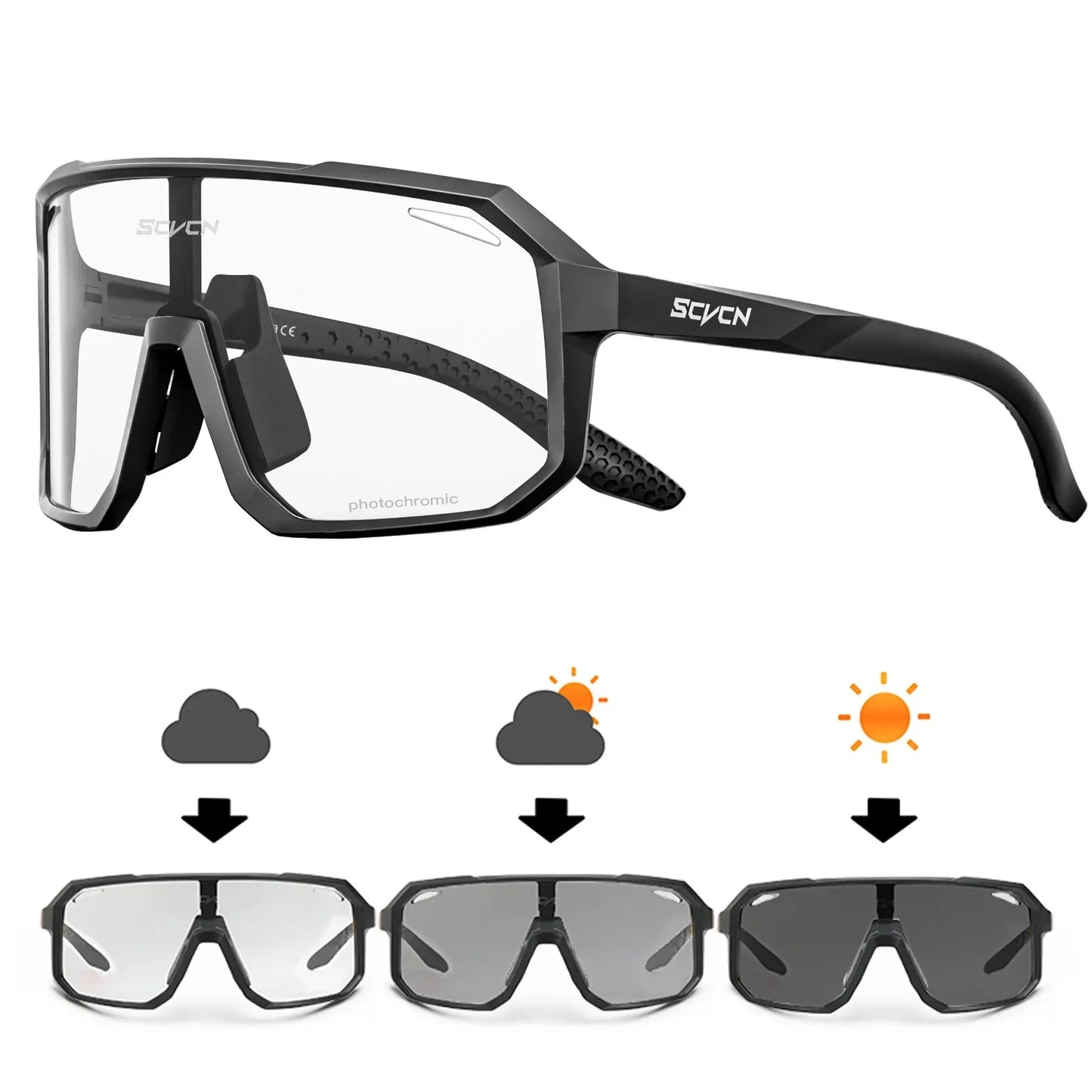 SCVCN Cycling UV400 Sports Sunglasses
