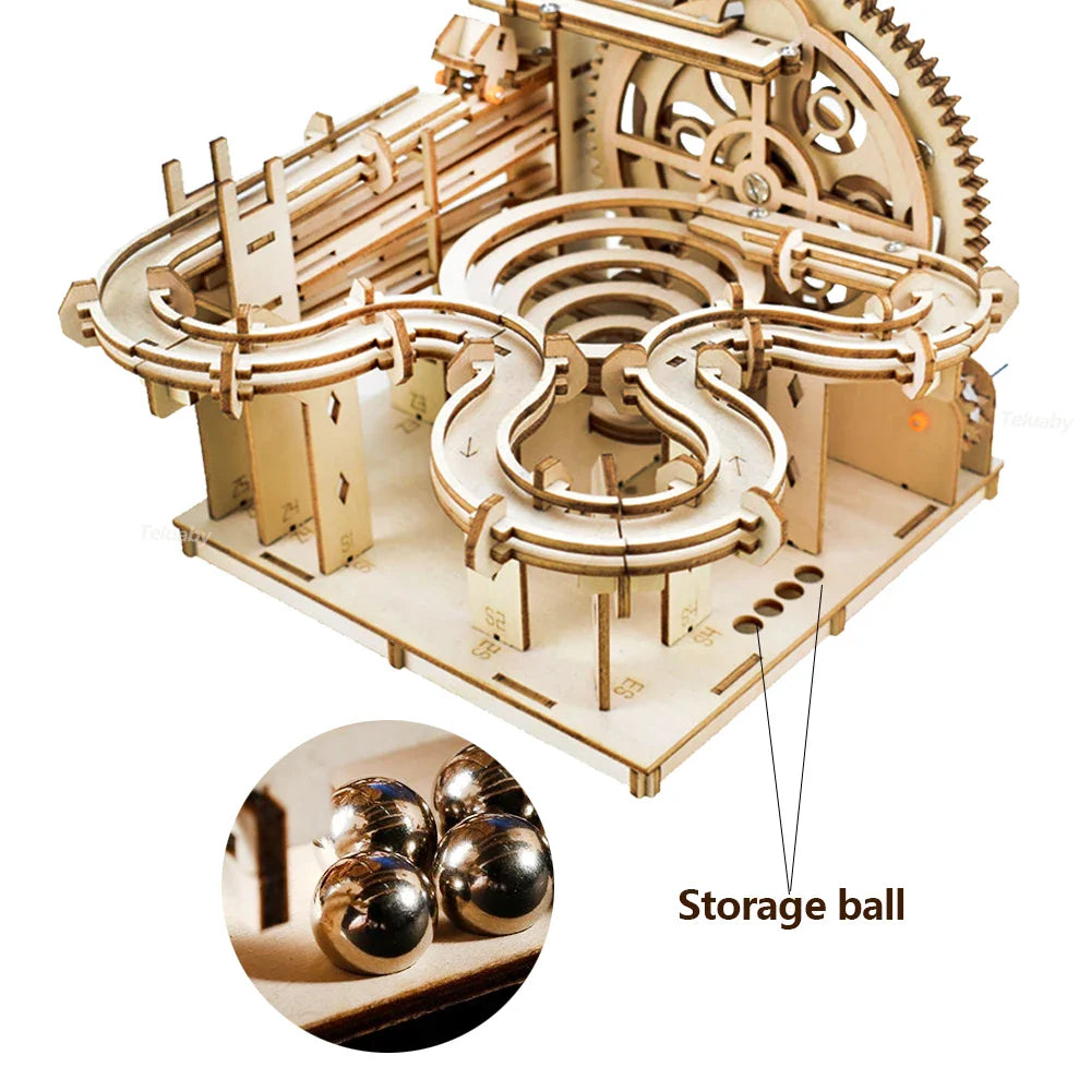 3D Wooden Puzzle Marble Kit
