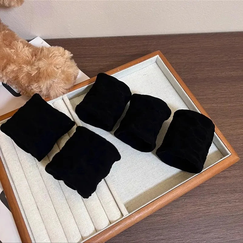 Solid Hair Tie Scrunchies Set