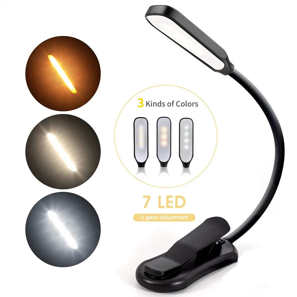 HUAJIANZM USB Rechargeable LED Book Light