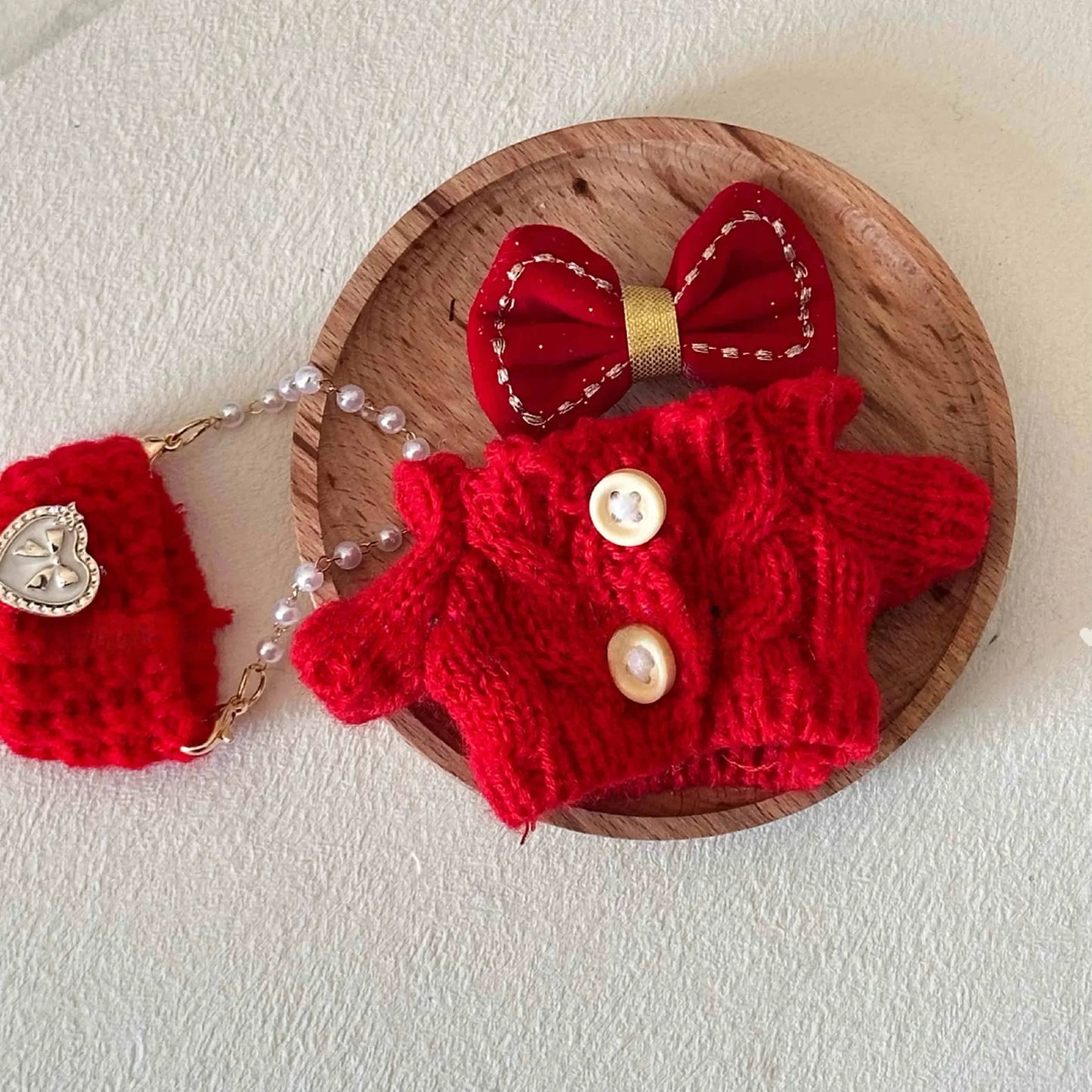 JUMEET Labubu Macaron Outfit Set