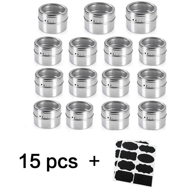 Stainless Steel Spice Tin Rack