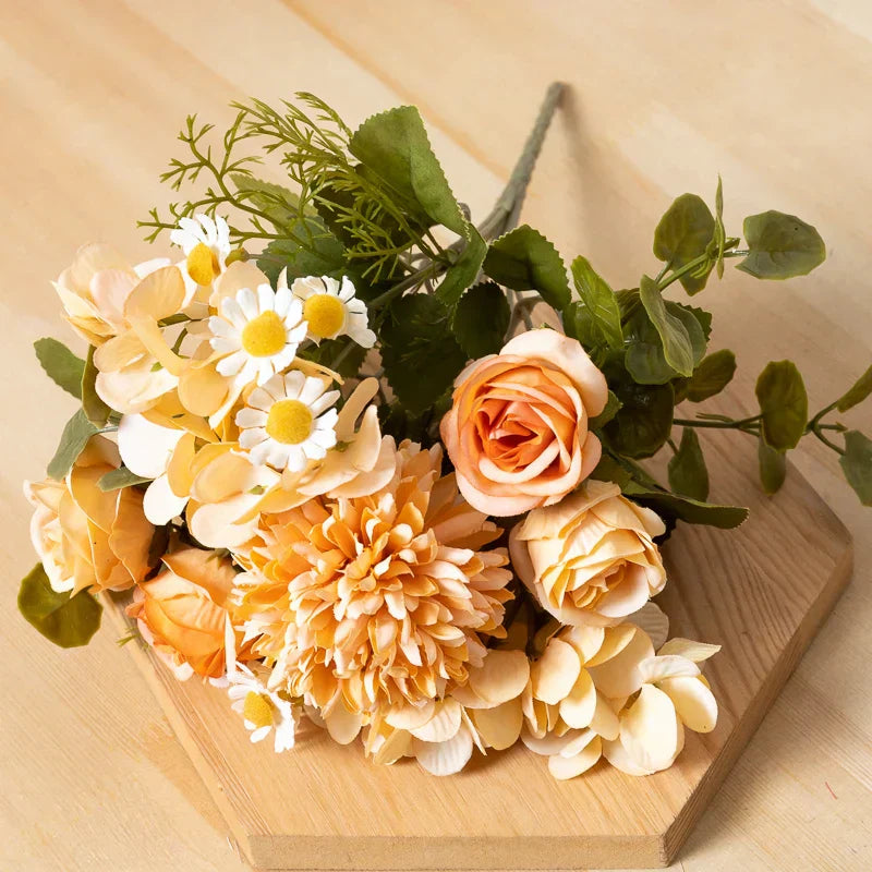 Silk Dandelion Flower Bouquet
