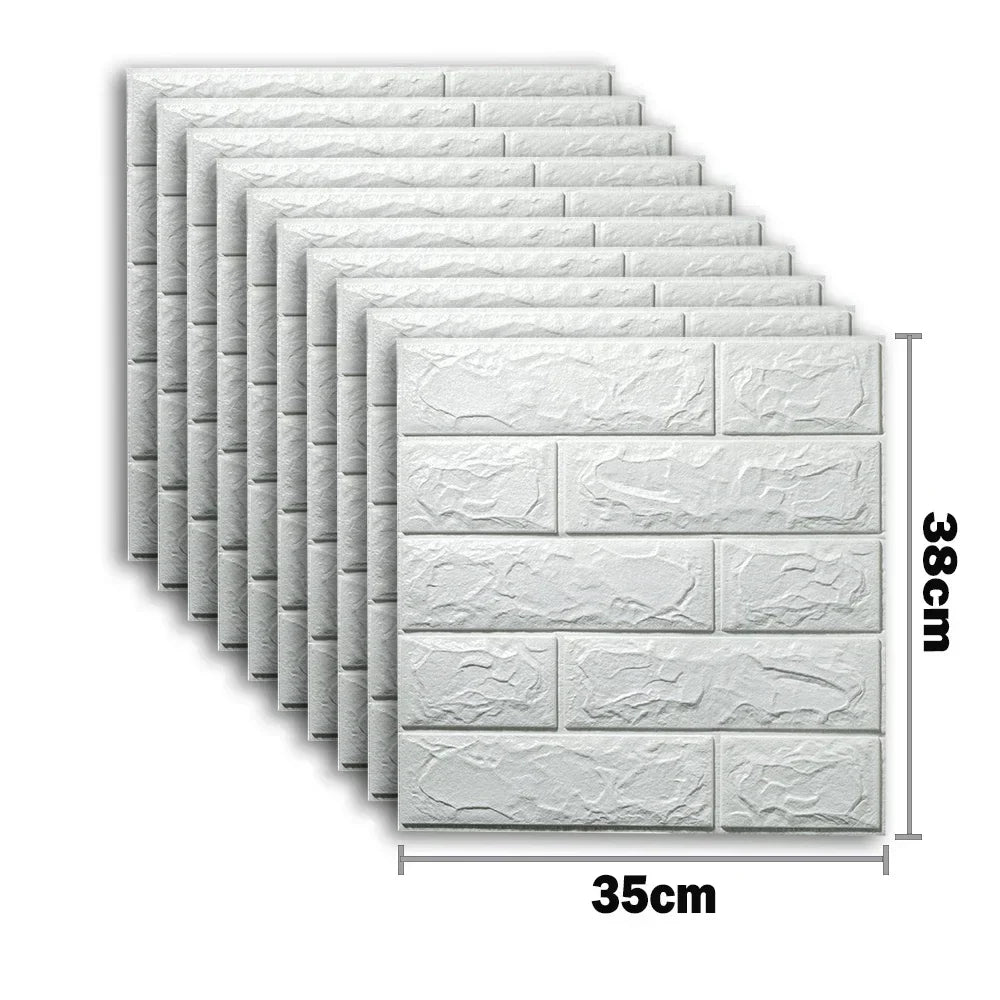 3D Foam Brick Wall Stickers