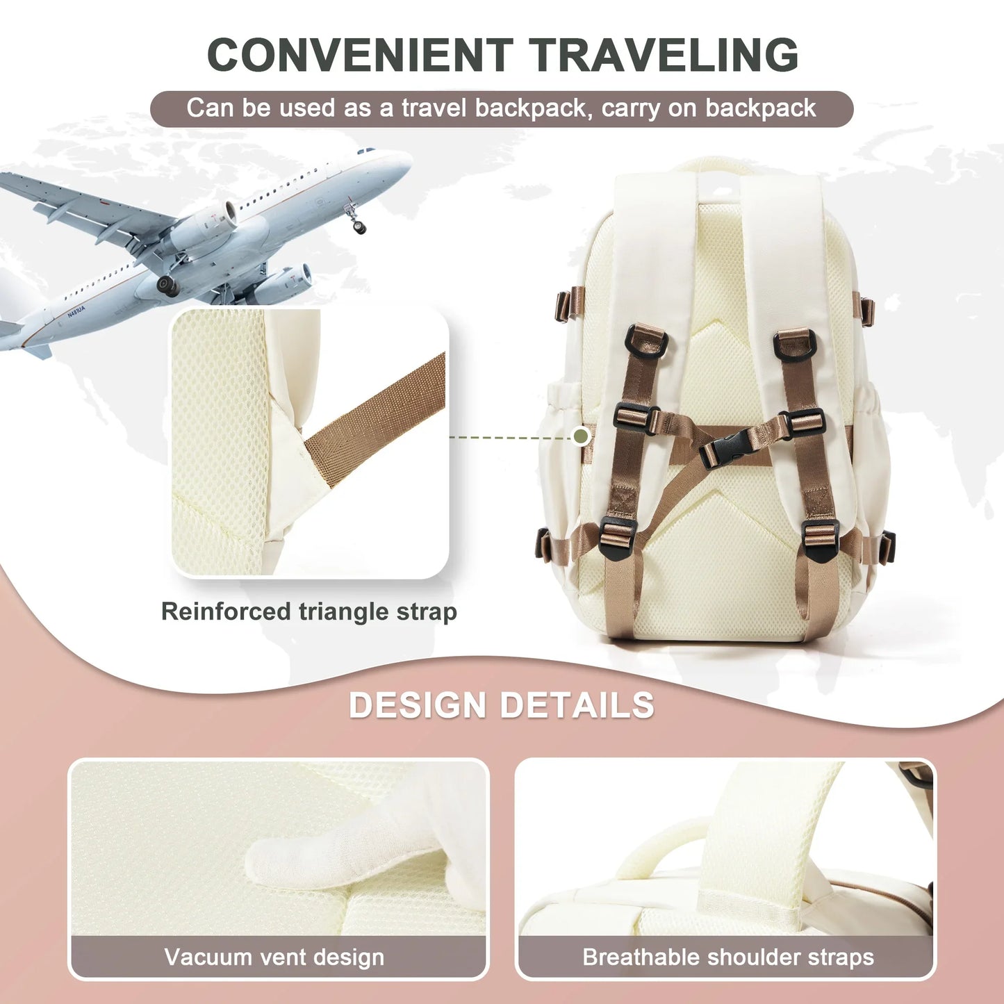 Cabin Travel Laptop Carry-On Backpack