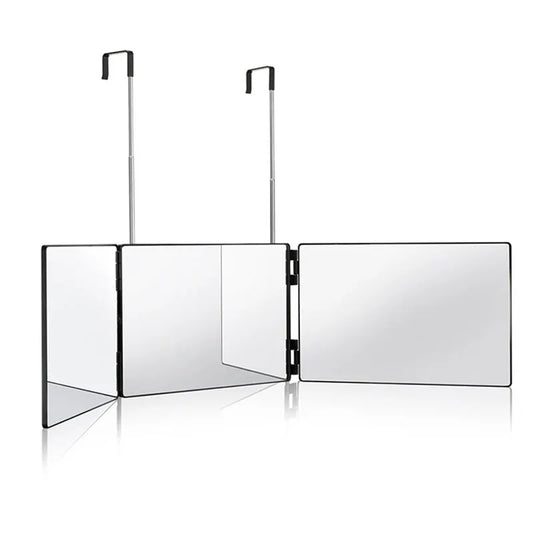 LED Trifold Self-Haircut Mirror