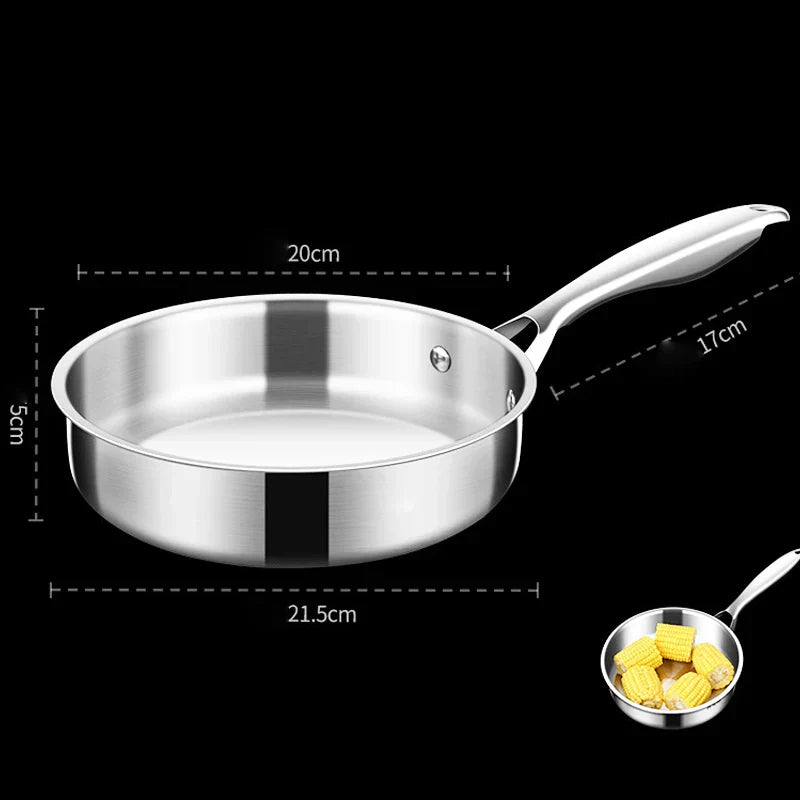 Steel Frying Pan for Steak