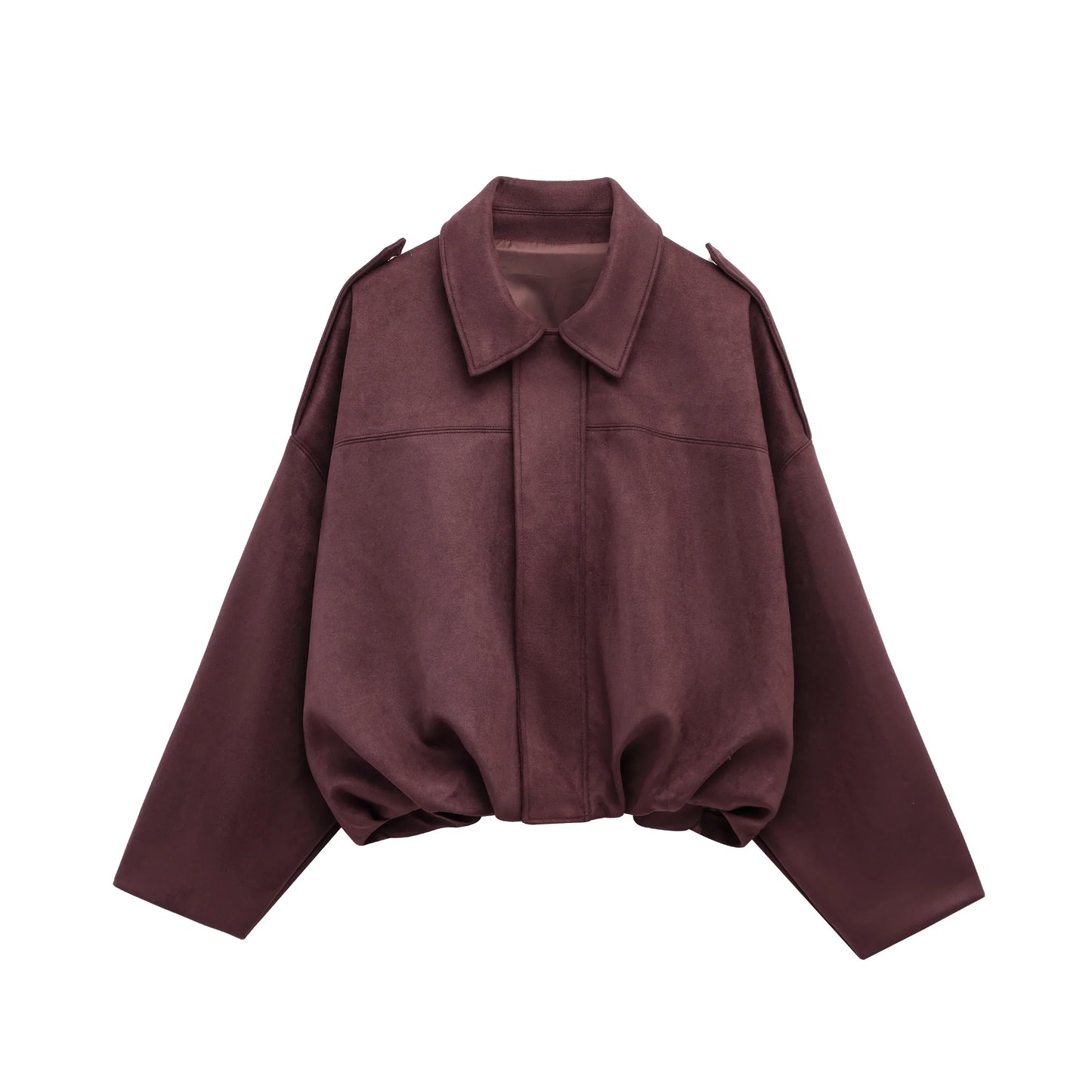 Martini Green Oversized Bomber Jacket