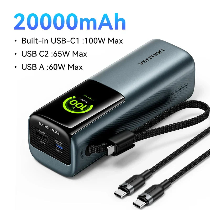 Vention 27000mAh 140W PowerBank