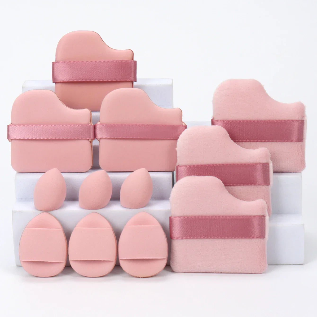 GlamEase 12-Piece Makeup Sponge Set