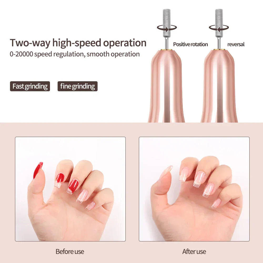 Portable Multi-Function Nail Drill