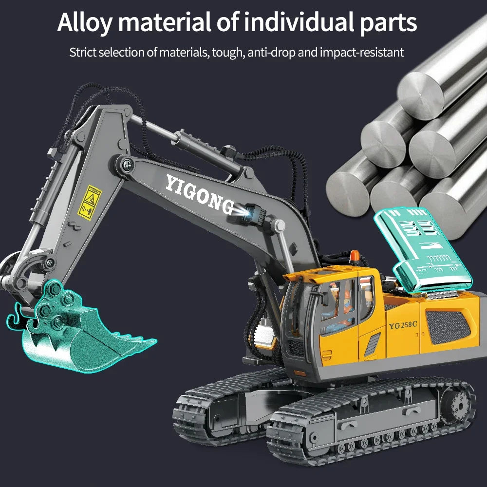 2.4G RC Excavator Dump Truck