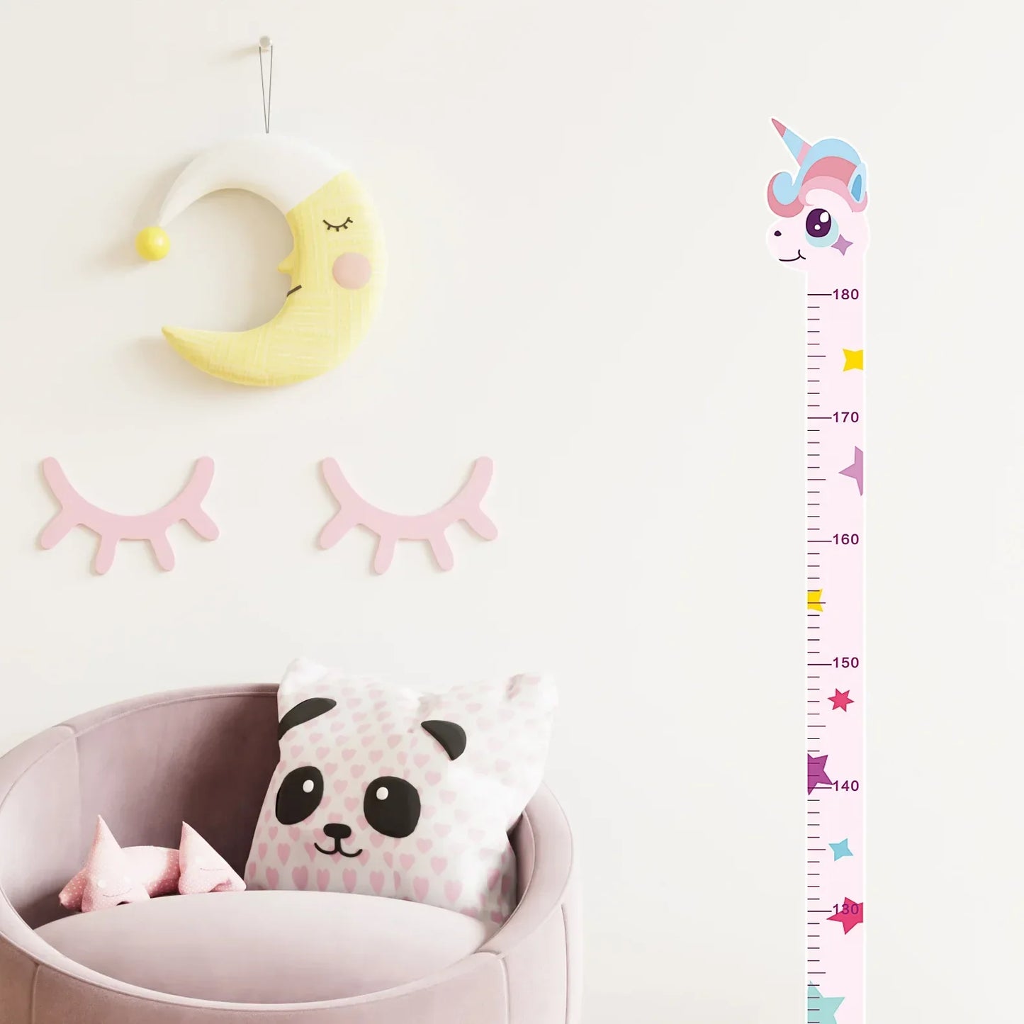 Cute Cartoon Kids Height Sticker