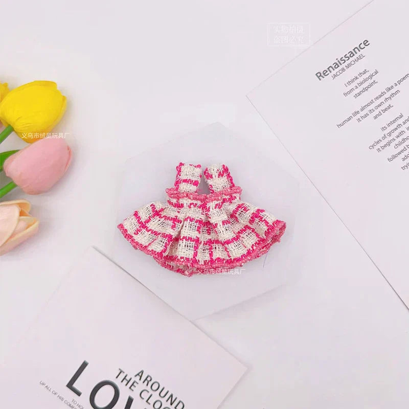 ZTOYL Labubu Pink Princess Dress Set