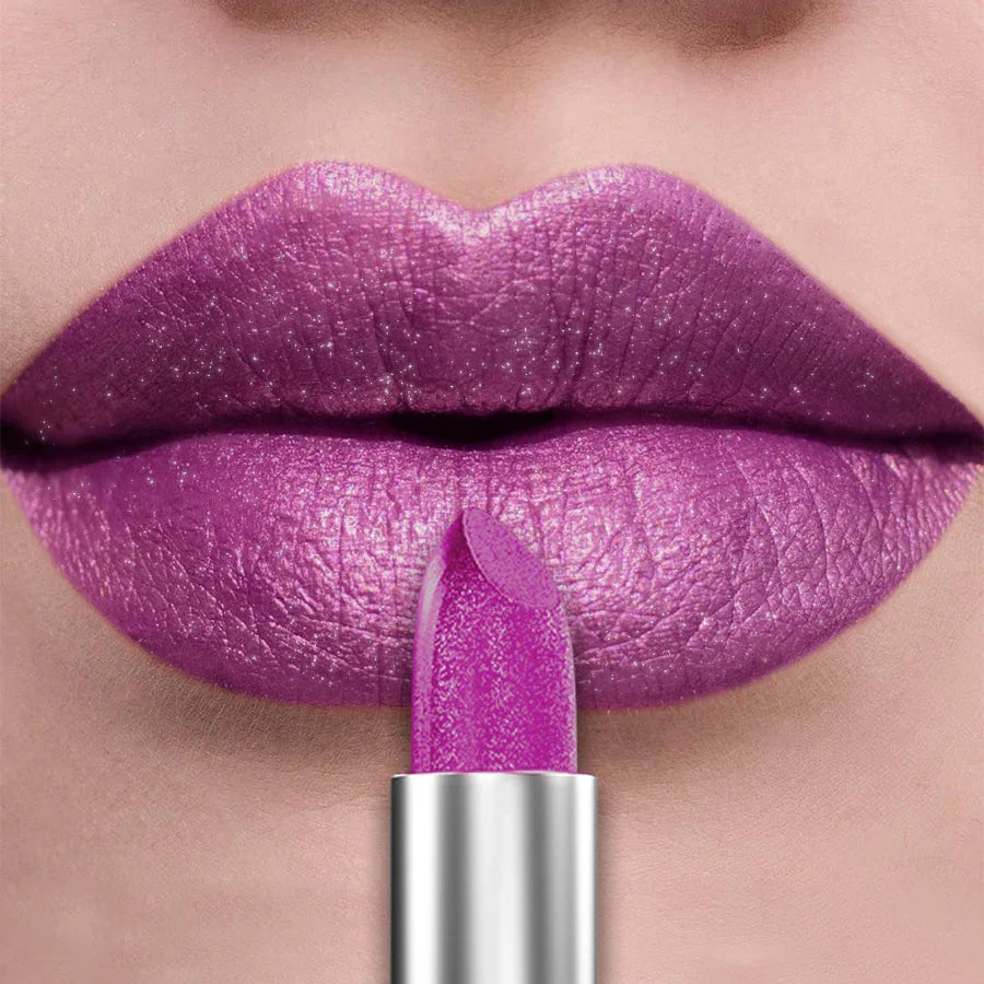 21 Colors Glitter Metallic Lipstick