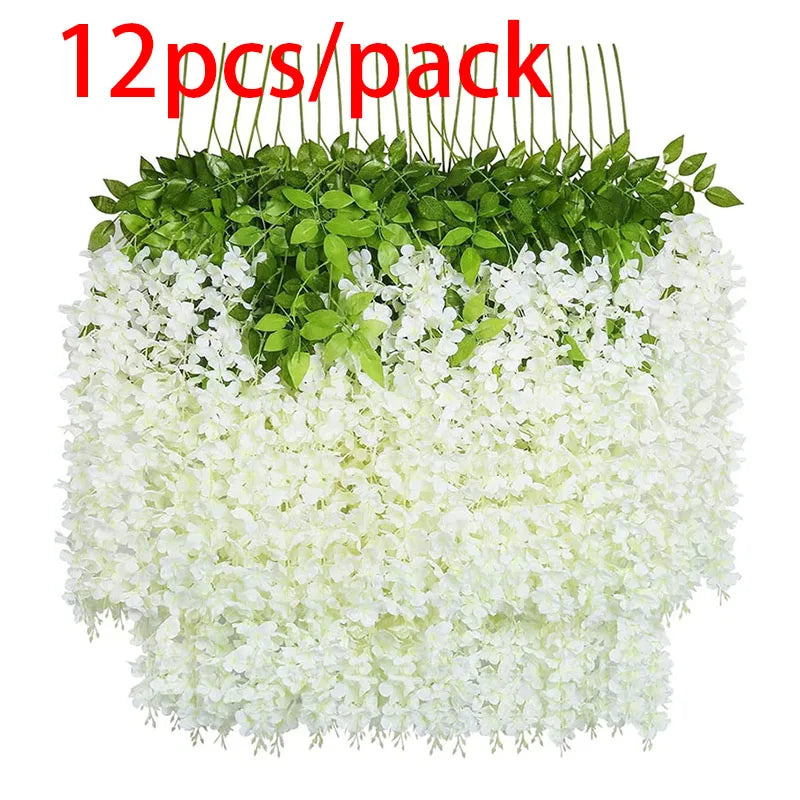 CHENAO Artificial Wisteria Hanging Garland