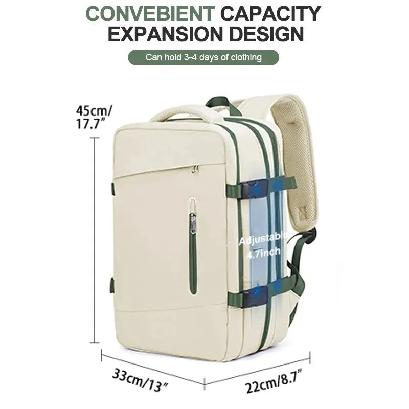 Likros Expandable Travel Laptop Backpack