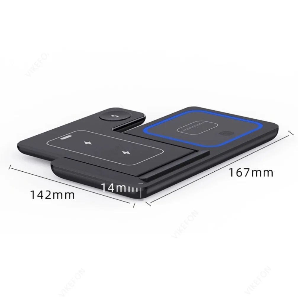 VIKEFON 30W Foldable 3-in-1 Charger