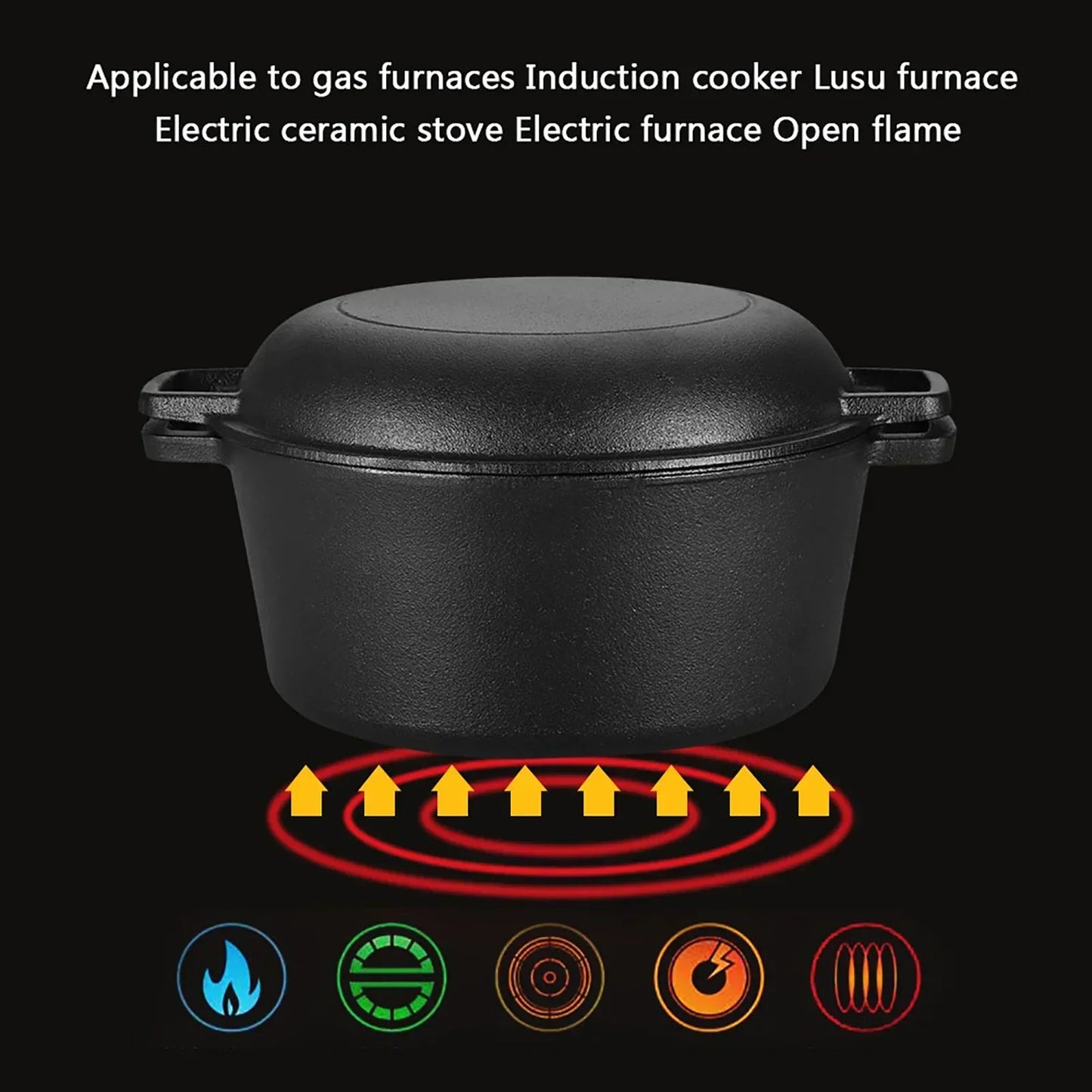 Cast Iron Dutch Oven Pot