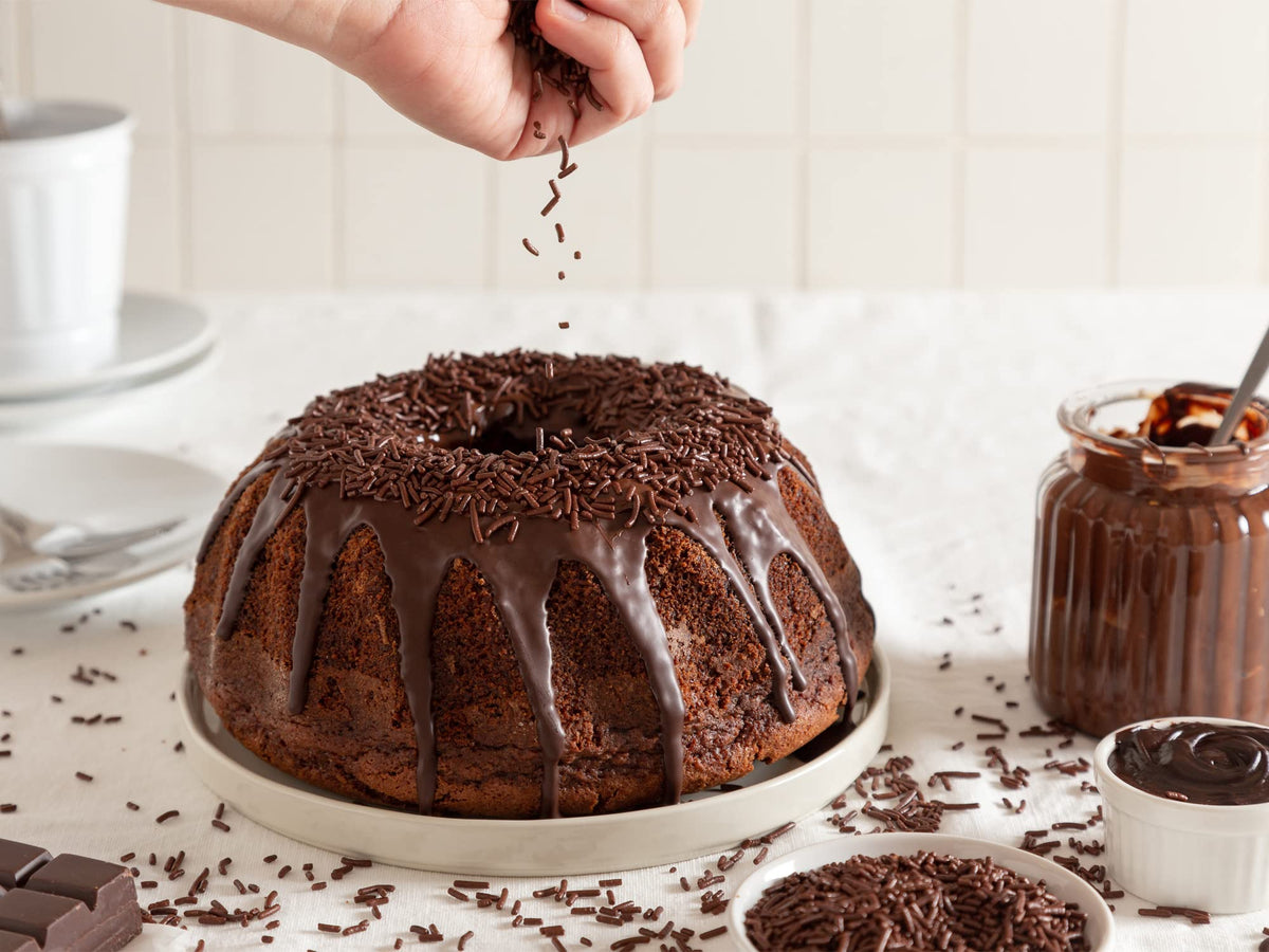 A Great Surprise Chocolate Sprinkles - 2.2 lb Jimmies for Ice Cream & Baking