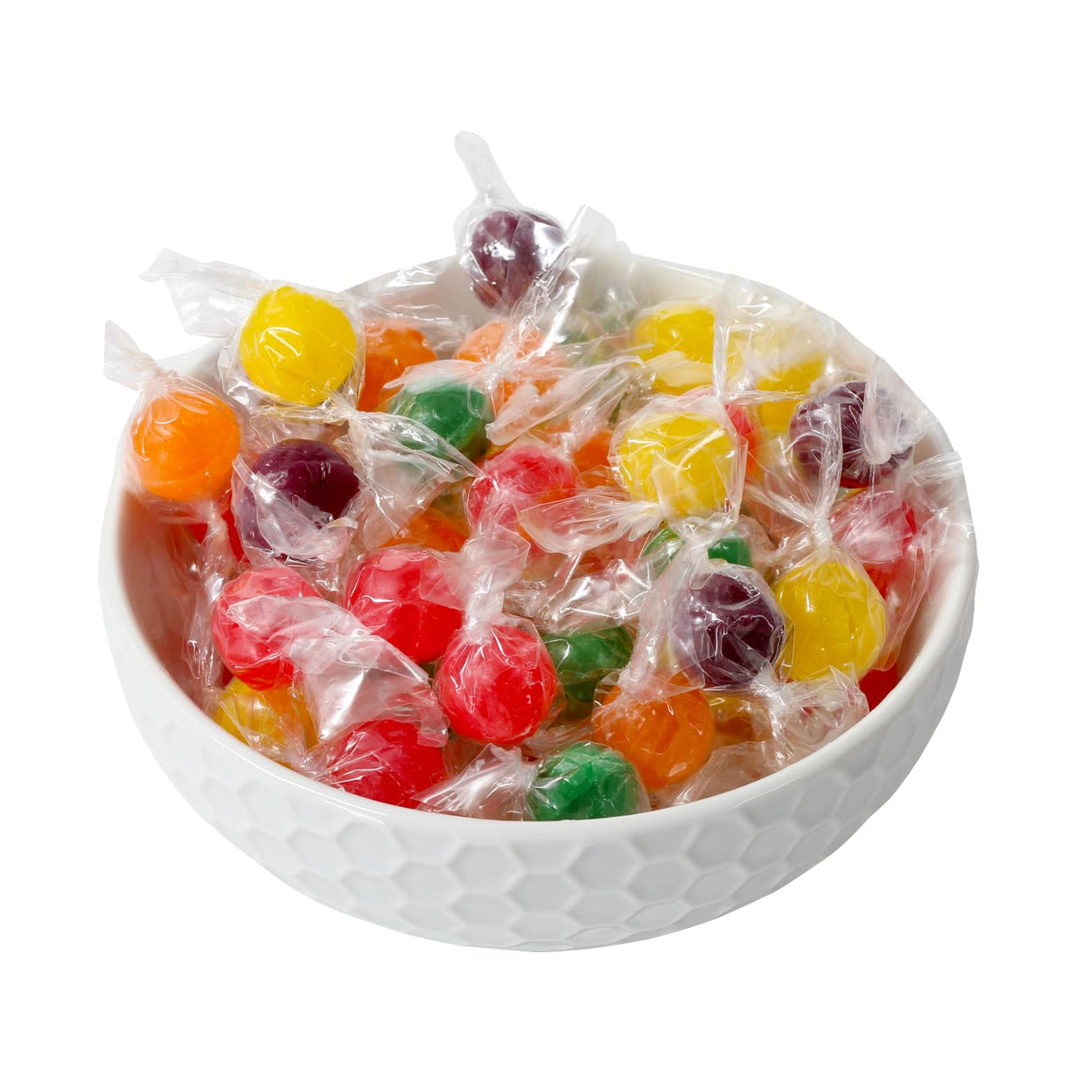 A Great Surprise Hard Candy Fruit Balls – 4 lb Bulk, Assorted Fruity Flavors