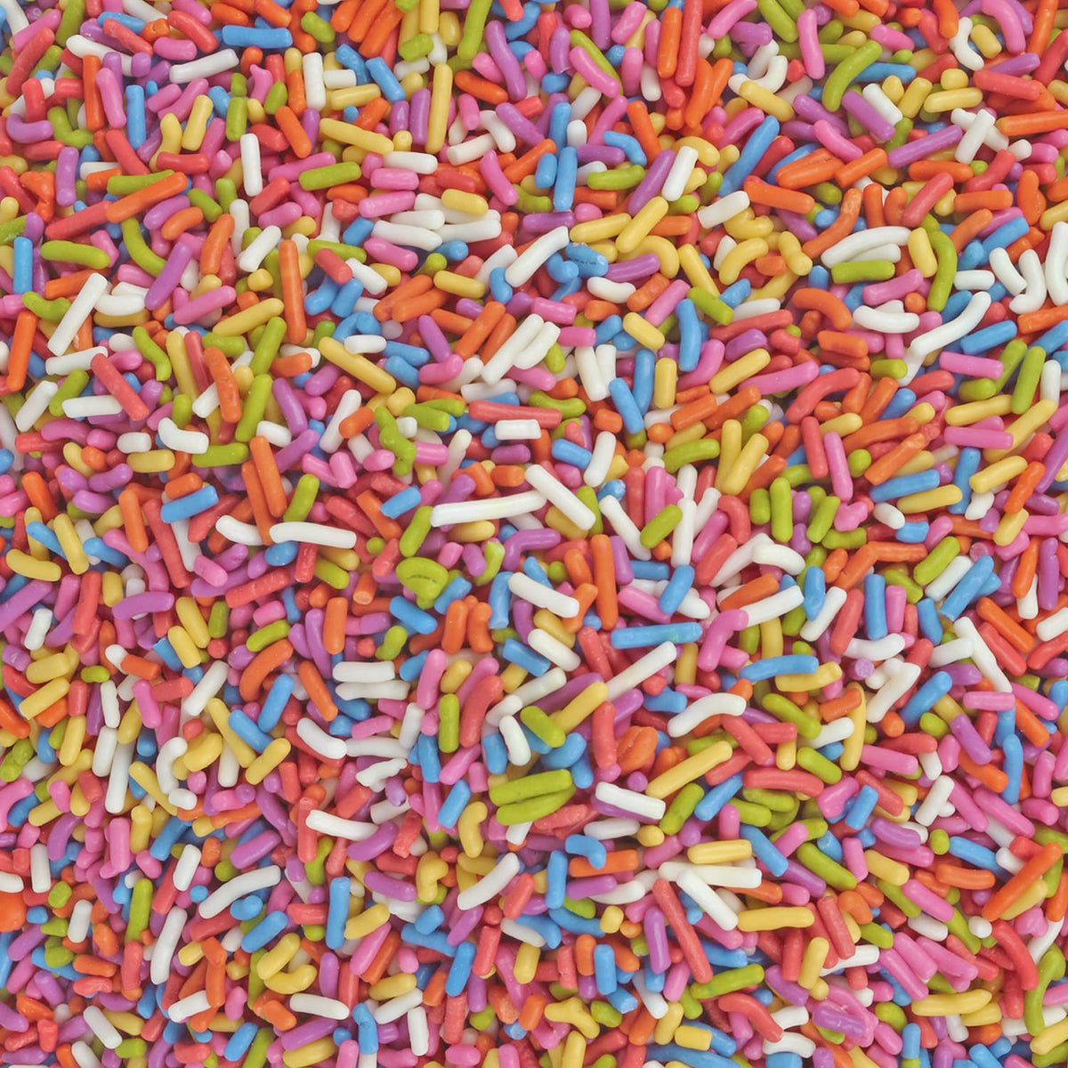 Bulk Natural Rainbow Sprinkles – 10 lb Wholesale | Kosher, Non-GMO, Dye-Free Jimmies | A Great Surprise