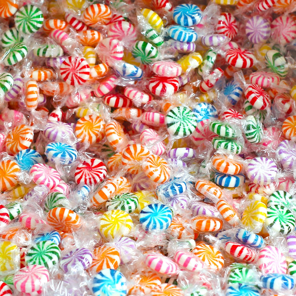 A Great Surprise Assorted Fruit Starlights – 3 lb Pinwheel Candies, Individually Wrapped