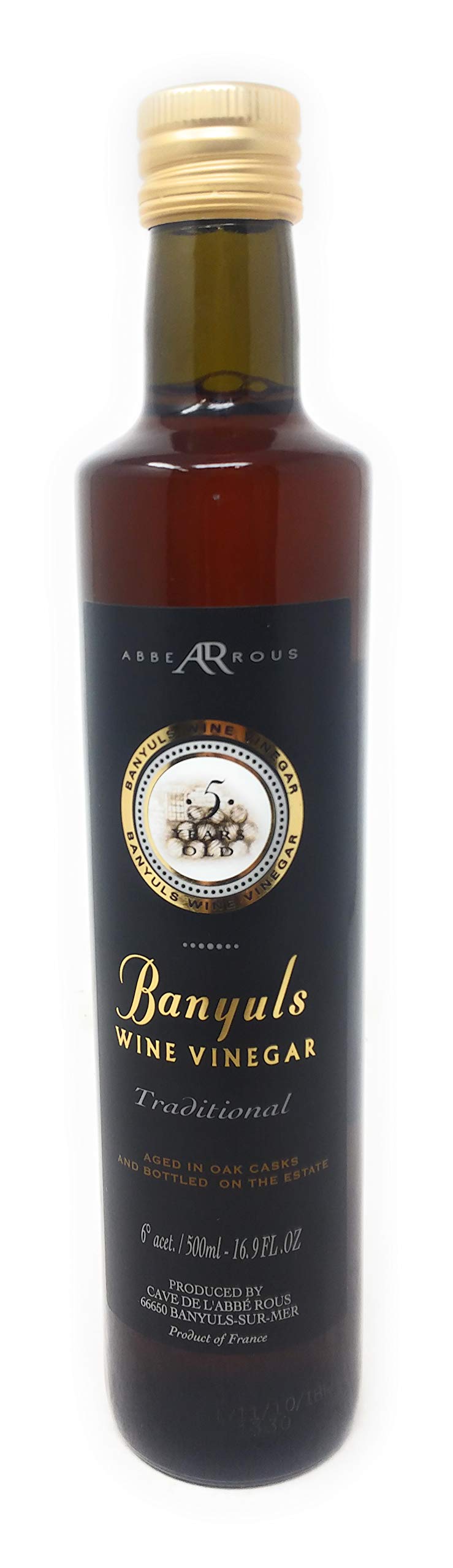 Abbe Rous Banyuls Traditional Wine Vinegar 500 ml – Rich, Aromatic Finish